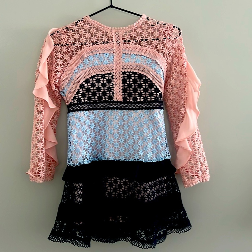 Girls Bardot Junior Arabella Lace Long Sleeve Dress